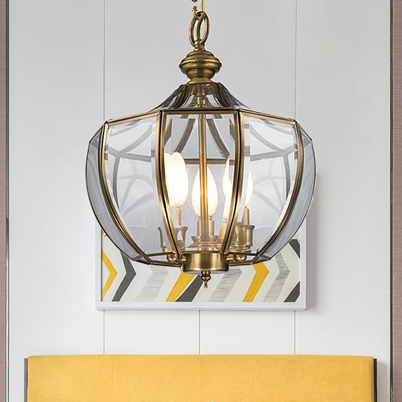 Lampada lampadina a candela di vetro di latte moderna 3 lampadine a sospensione in ottone Apparecchio di illuminazione a sospensione con sfumatura del barattolo