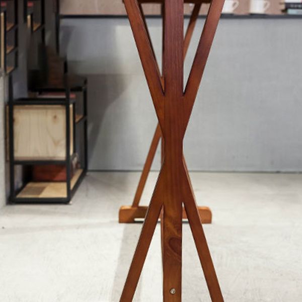 Modern Style Bistro Bar Table Rectangle Solid Wood Bar Table