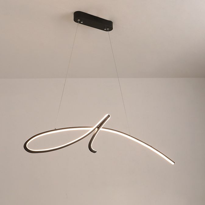 Lampadella a sospensione regolabile leggero moderno semplicità a spirale a spirale a spirale per il ristorante