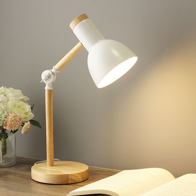 Lámpara de mesa de tono de cúpula moderna 1 luz de mesa de luz