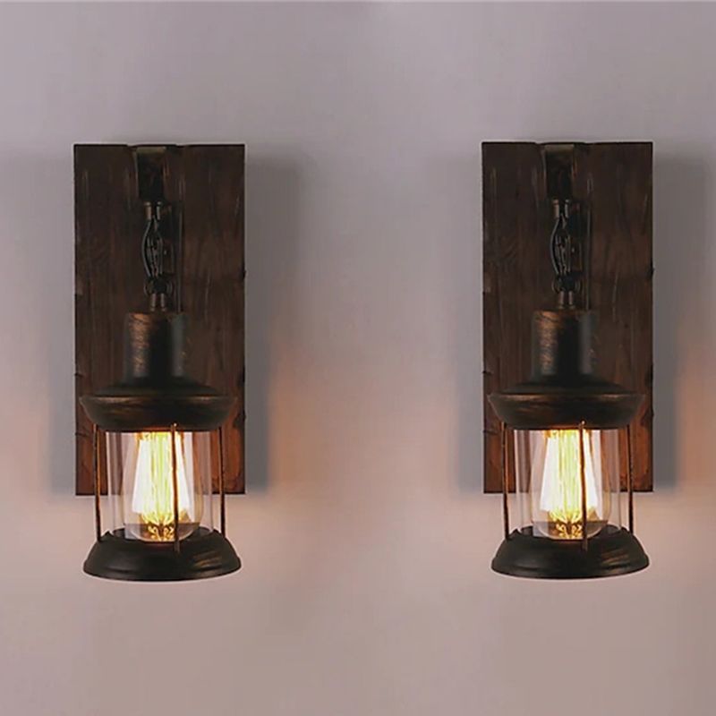 Industrial Style Vanity Light Cylinder Shape Vanity Lamp for Shower Room