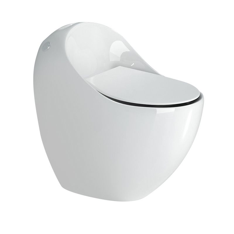 Modern Porcelain Floor Mounted Flush Toilet All In One Siphon Jet Toilet