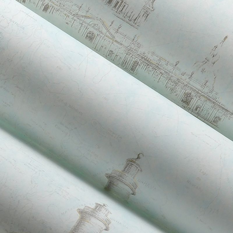 Papier peint croquis de château de couleur Pastel, Art mural résistant à l'humidité pour la décoration de la chambre à coucher
