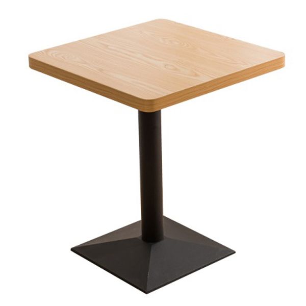 Industriële stijl eettafel Home Keuken Dinner Meubels met metalen basis, 23,6 "L x 23,6" W x 29.5 "H H