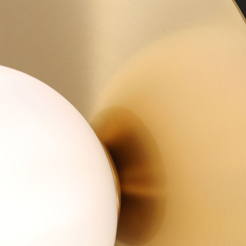 Modern Style House usada luces creativas de luz de pared con sombra de vidrio para dormitorio del hotel