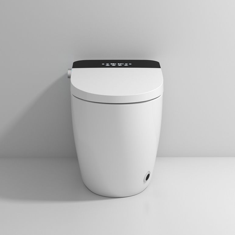 Modern Siphon Jet One Piece Toilet Bowl White Heated Seat Urine Toilet with Toilet Seat