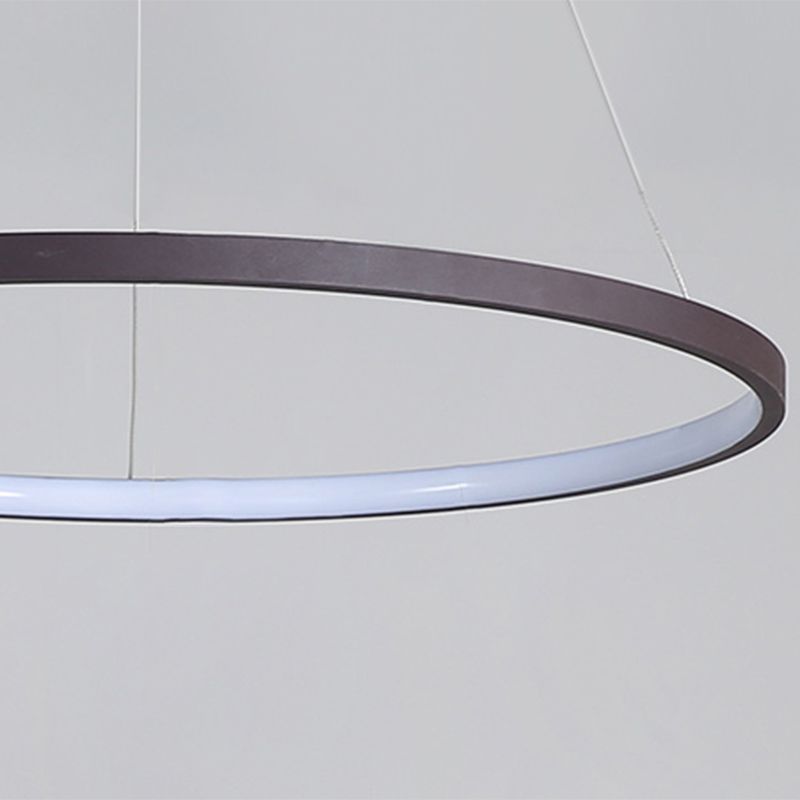 Ring Shape Pendant Light Fixture LED Suspension Lighting Fixture for Dinning Room