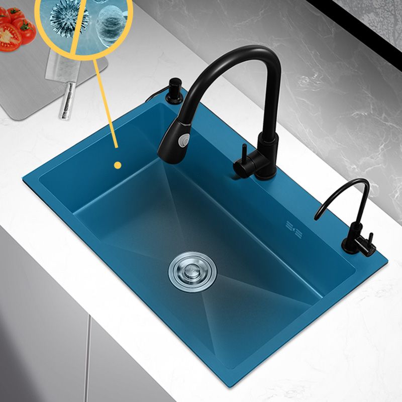 Dirt Resistant Kitchen Sink Soundproof Detail Kitchen Sink with Overflow Hole