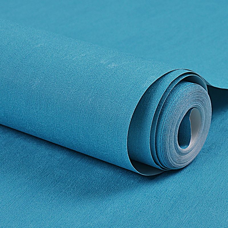 Eenvoudig effen behangrolvinyl vochtbestendig meerkleurig wanddecoratie voor slaapkamer