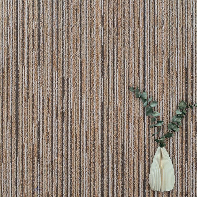 Carpet Tile Non-Skid Fade Resistant Geometry Self-Stick Carpet Tiles Bedroom