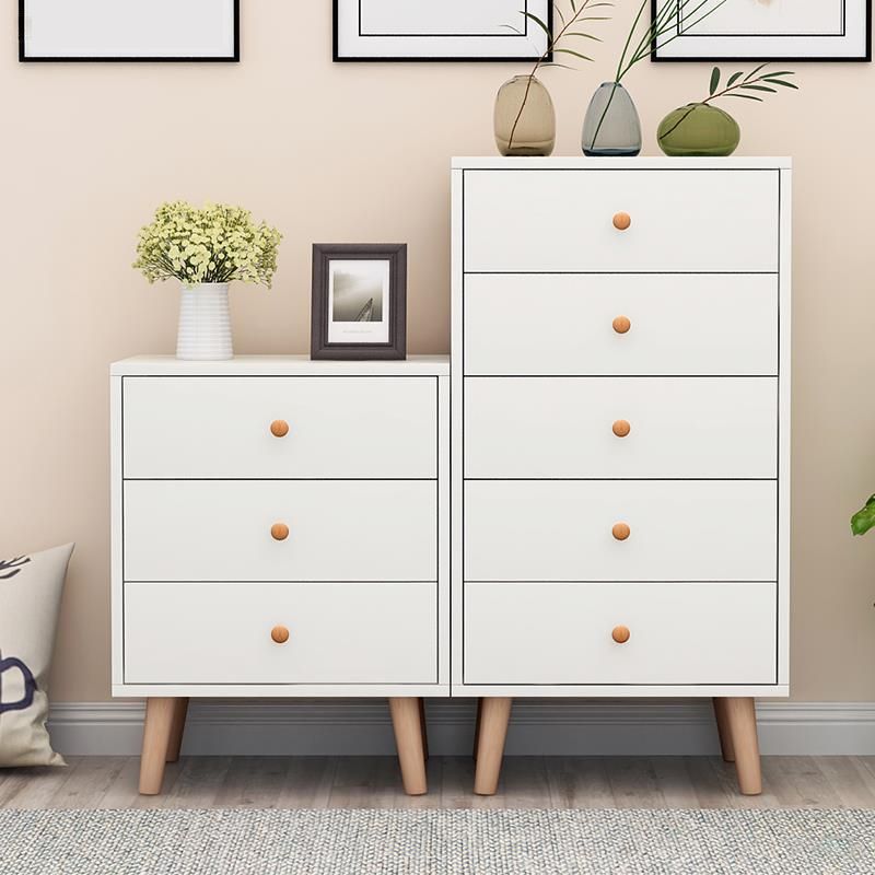 Wood Accent Chest with Straight Legs Rectangle 15.74" Wide Chest
