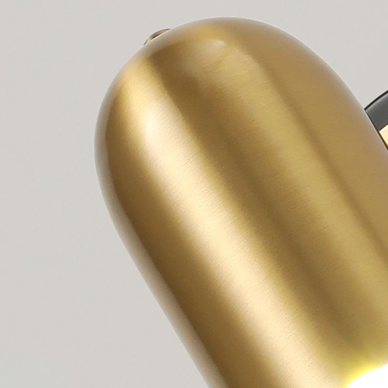 Modern Simple Metal Wall Light Cylinder Shape Rotatable Wall Lamp for Living Room