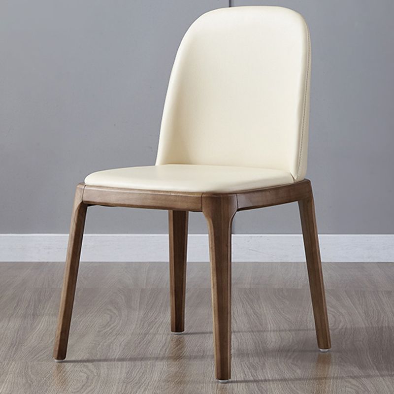 Ensemble de chaises en bois pour salle à manger et cuisine scandinave Glam, ensemble de chaises d'appoint à dossier solide