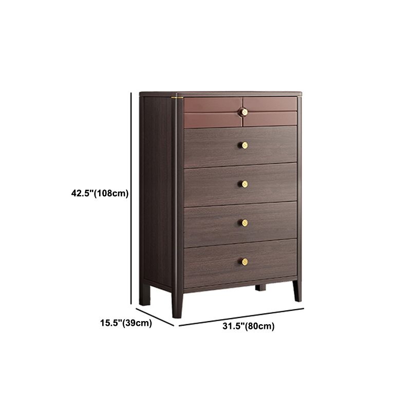 Square Straight Legs Accent Chest Mid-Century Modern Chest with Drawer
