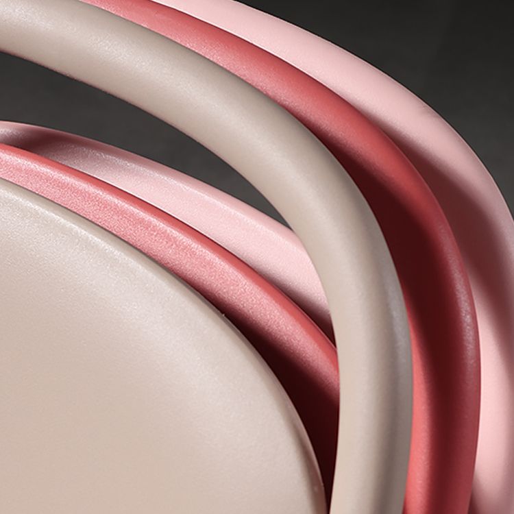 Sillas apilables de estilo moderno, sillas sin brazos con patas de plástico para cocina