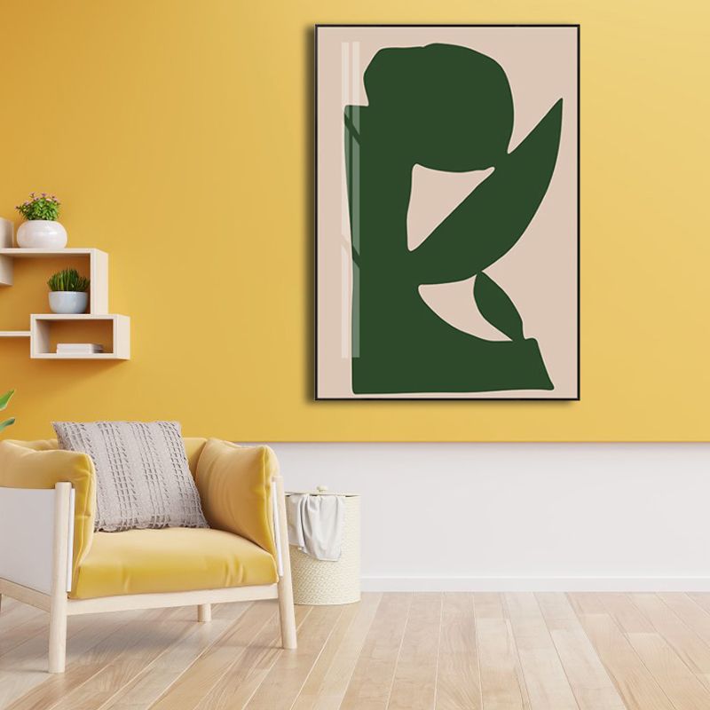 Soft Color Abstract Pattern Painting Textured Scandinavian Living Room Canvas Wall Art