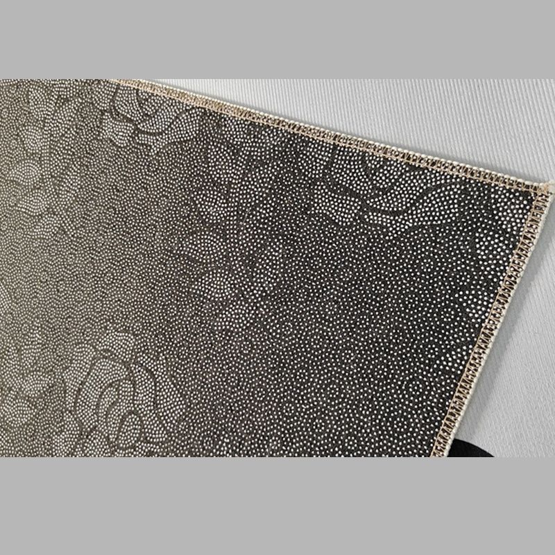 Contemporary Style Rug Polyester Abstract Printing Carpet Washable Rug for Living Room