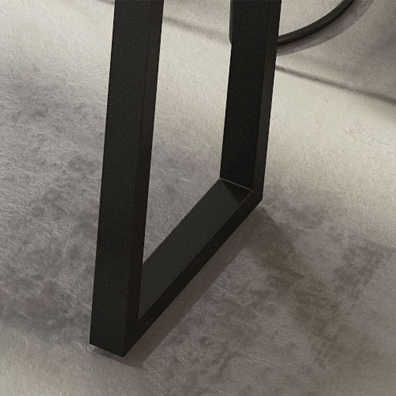 Industrial Bar-height Table Solid Wood Top Bistro Pub Table with Black Base