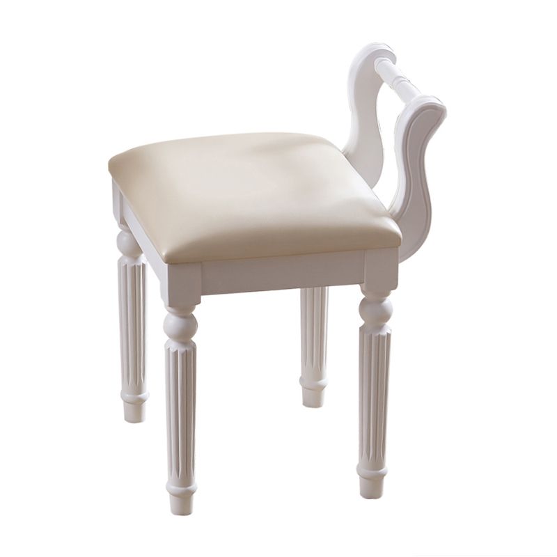Chaise de salle à manger en bois contemporaine, chaise de salle à manger simple à dossier ouvert pour usage domestique