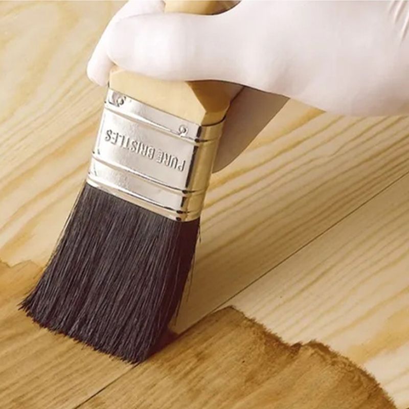 Modern Style Leather Bar Stool Rubberwood Counter Stool for Home