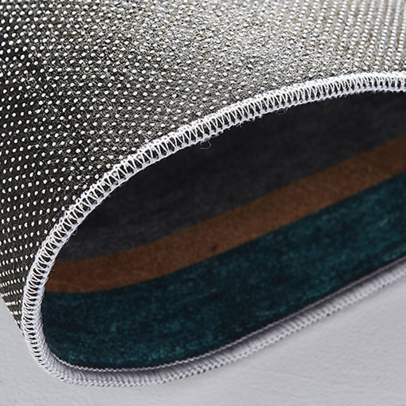 Gorgeous Carpet Trendy Gray Tone Polyester Area Rug Stain Resistant Carpet for Living Room