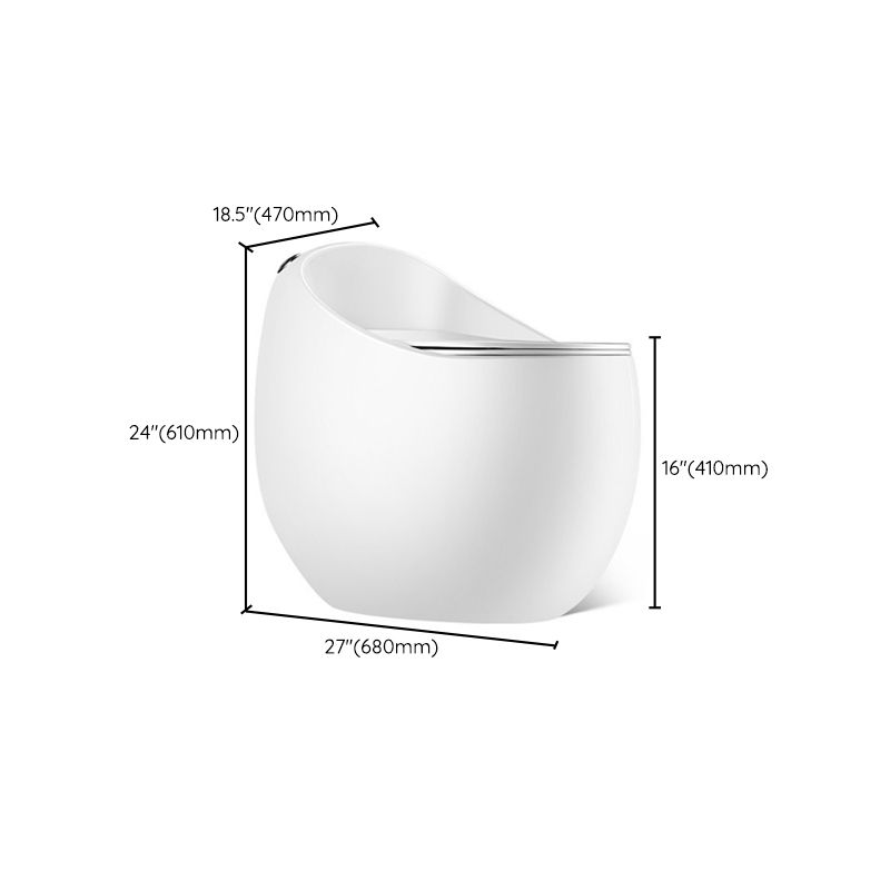 Modern UF Siphon Jet Toilet Bowl Floor Mount Flush Toilet with Toilet Seat