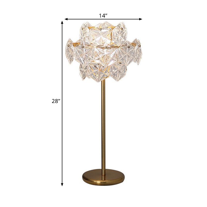 Lampe de nuit de nuit à un seul bulbe.