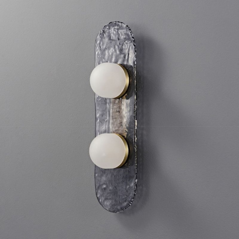 Nordic Style Wall Light Ellipse Shape Wall Lamp with Acrylic Shade for Bedroom