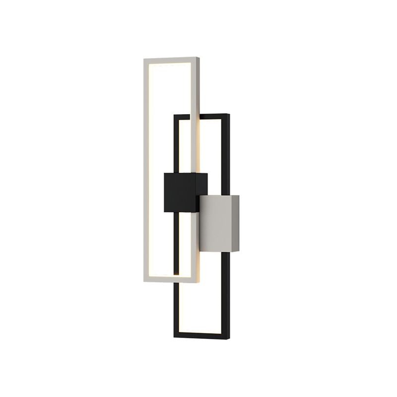 Metal Geometric Shape Wall Light Modern Style Multi Lights Wall Mounted Light Fixture