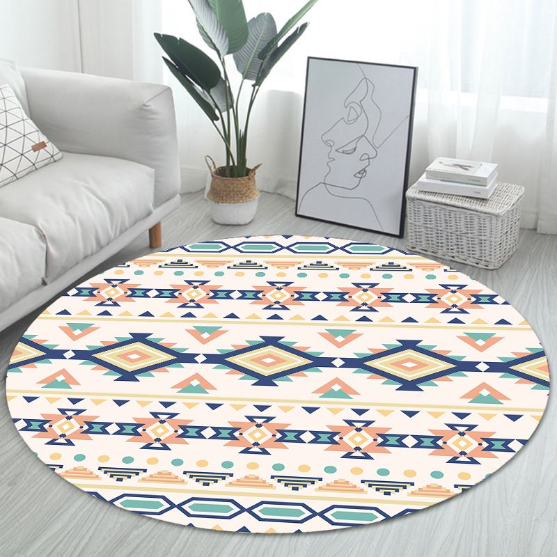 Unieke Boheemse vloerkleed multi-kleuren naadloos patroon tapijt wasbaar anti-slip huisdiervriendelijk gebied tapijt voor kamerdecoratie