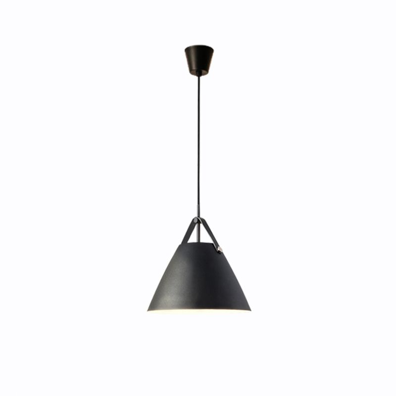 Macron Metal Hanging Light Nordic Style Pendant Light Cone Shape Hanging Light for Coffee Shop