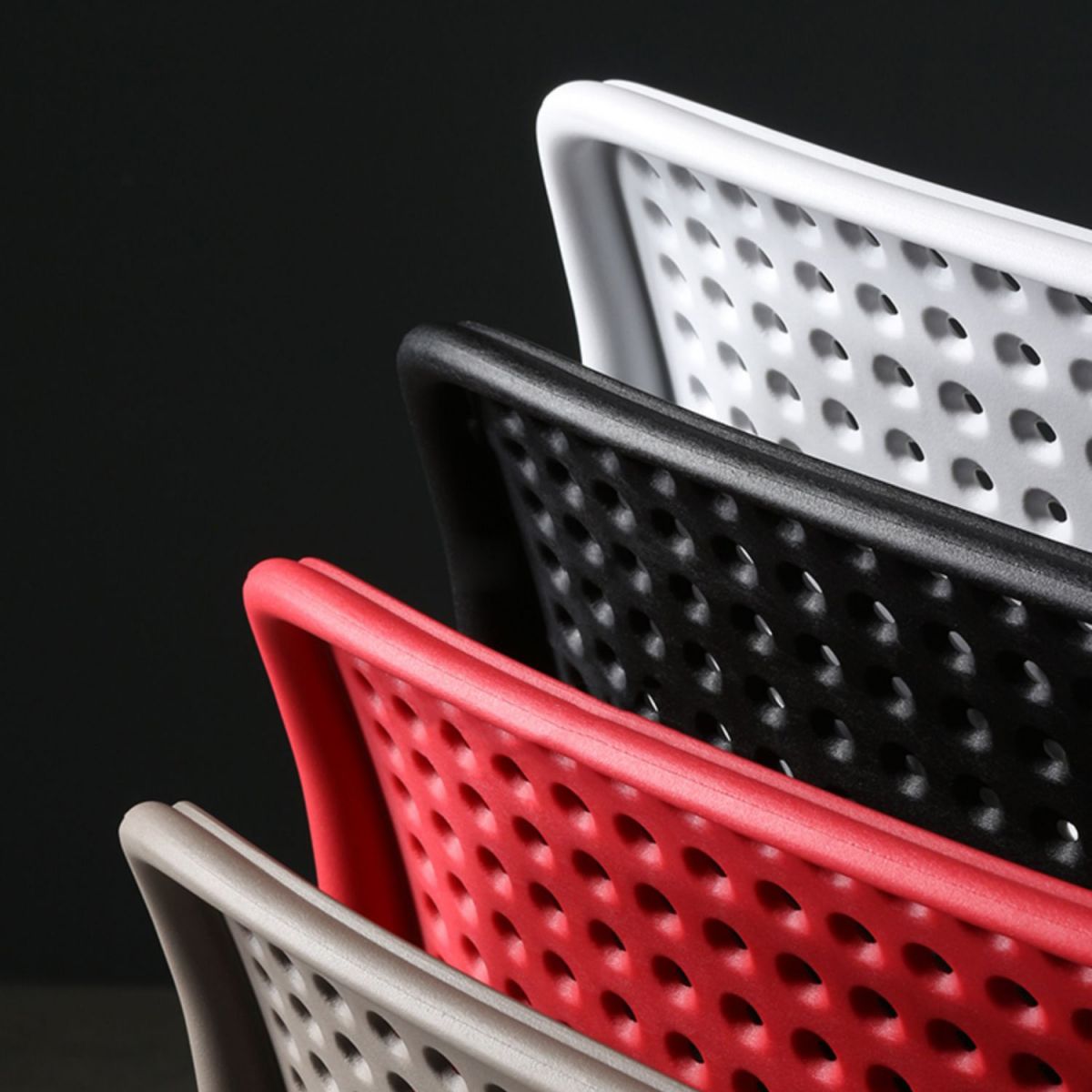 Nordic Style Bar-stool Plastic Counter Bar Stool with Plastic Legs for Kitchen