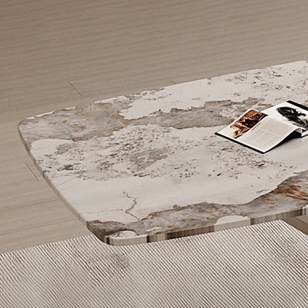 Glam Dining Set 1/3/4 Pcs Gold Rectangle Dining Table with Upholstered Chairs