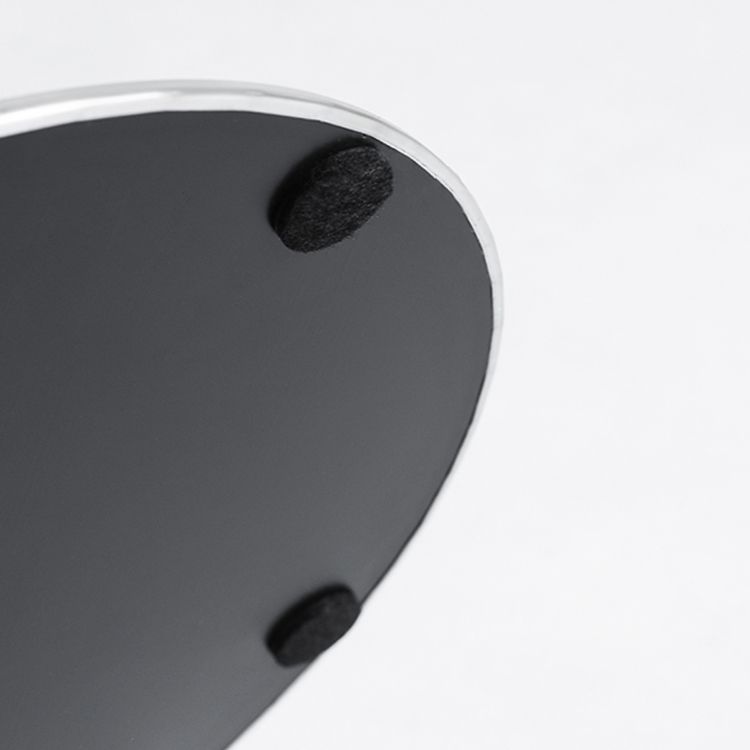 Industrial Dining Table Stainless Steel Table with Pedestal Base for Dining Room