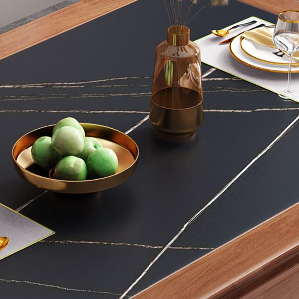 Rectangle 4-foot Dining Room Collection Midcentury Style Dining Table for Home