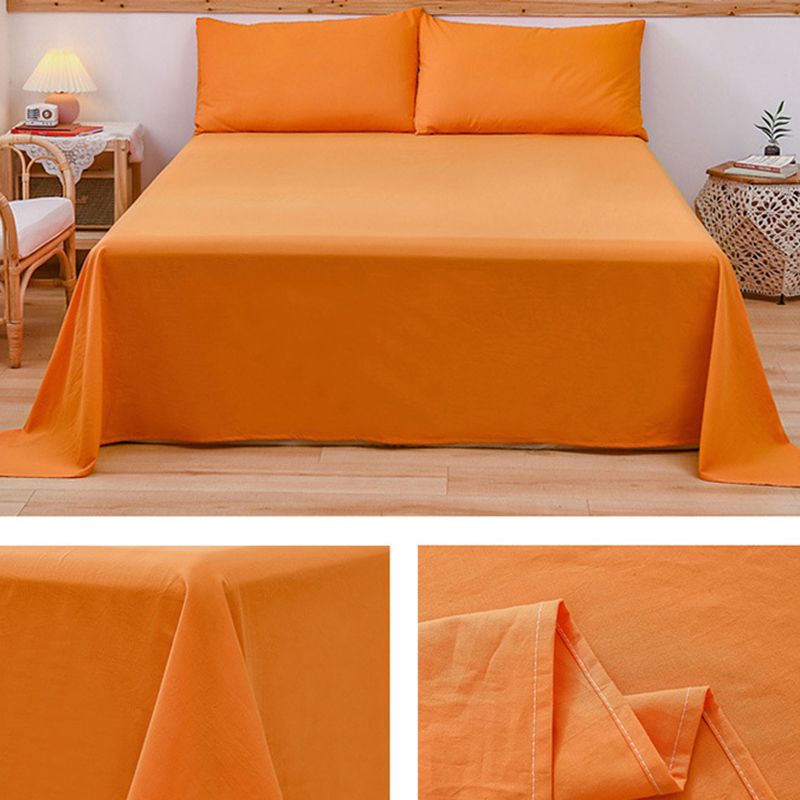 No Theme Cotton Sheet Breathable 1 and 3 Piece Bed Sheet Set