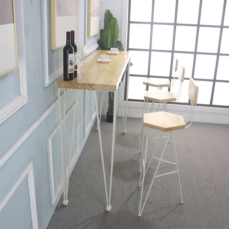 Modern Style Bar Dining Table Rectangle Bar Table for Kitchen