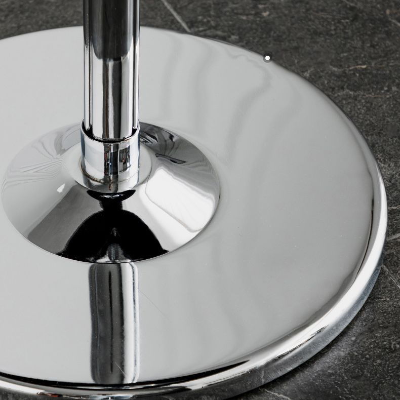 Contemporary Pedestal End Table Round Side End Table for Living Room