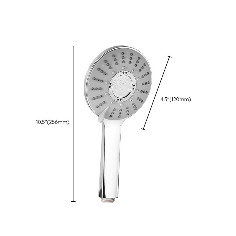 Modern Style Round Handheld Shower Bathroom Metal Wall Mounted Hand Shower