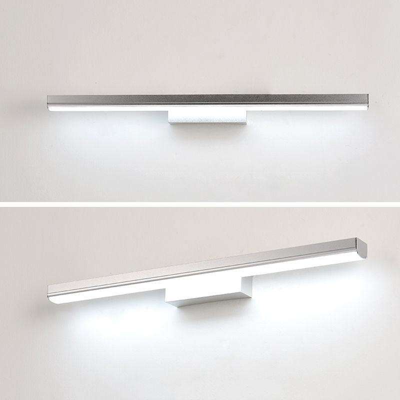 Moderne minimalistische Stilzylindrische Wandmontage Waschtischleuchten Acryl 1 Licht Waschtischwandleuchten
