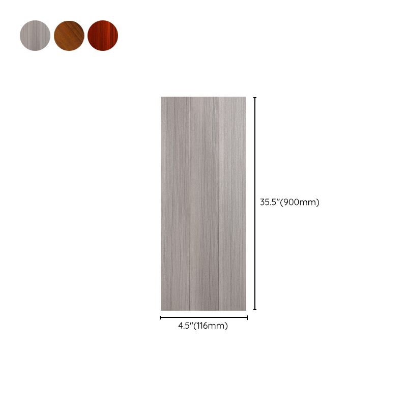 Traditional Wood Floor Planks Wire Brushed Water Resistant Floor Bullnose