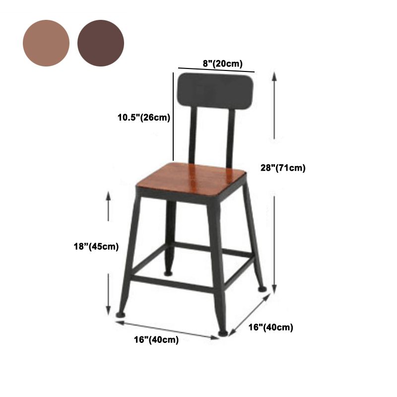 Industrial Circular Solid Wood Bar Table Set 1/2/3/5 Pieces Counter Table with High Stools