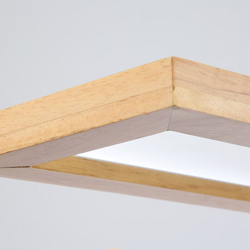 BEIGE RECTALGLE BACCHIIO LAMPAGGIO Minimalismo Lampada a sospensione LED LED in luce bianca/calda/naturale