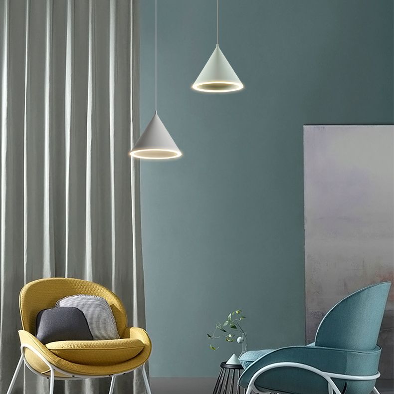 Metallkegel hängende Anhänger Lichter moderner Esszimmer Down Lighting Anhänger