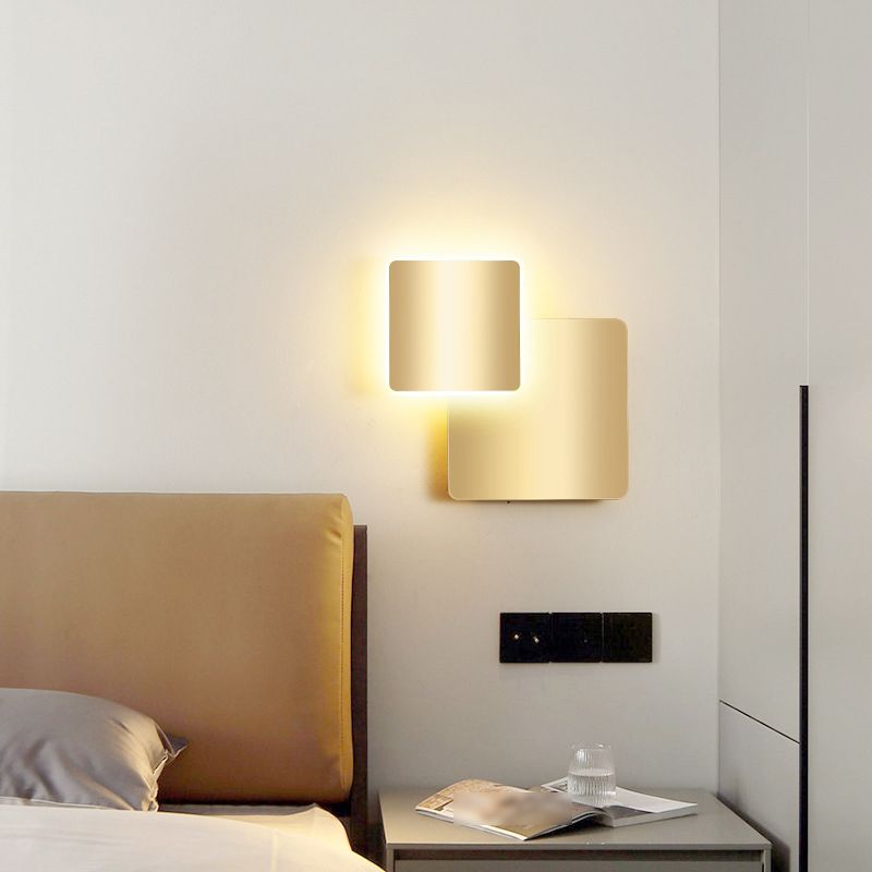 Modern LED Wall Mount Light 1-Light Wall Sconce Light with Acrylic Shade for Living Room