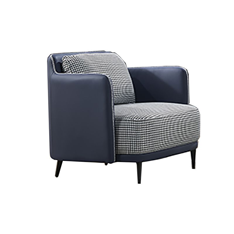 Moderne Baumwoll -Quadrat -Armsofa 29,9 "W mit Oberkissen für Wohnzimmer