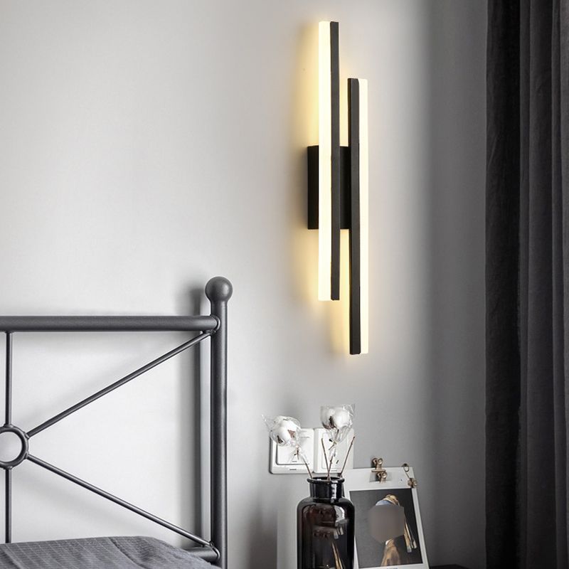 Modern Style Minimalist Wall Mount Light Metal LED Wall Light for Bedroom