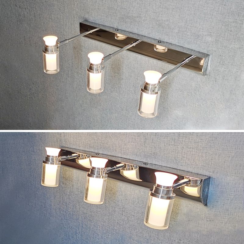 Luci da parete a specchio metallico moderno moderno semplice stye multime