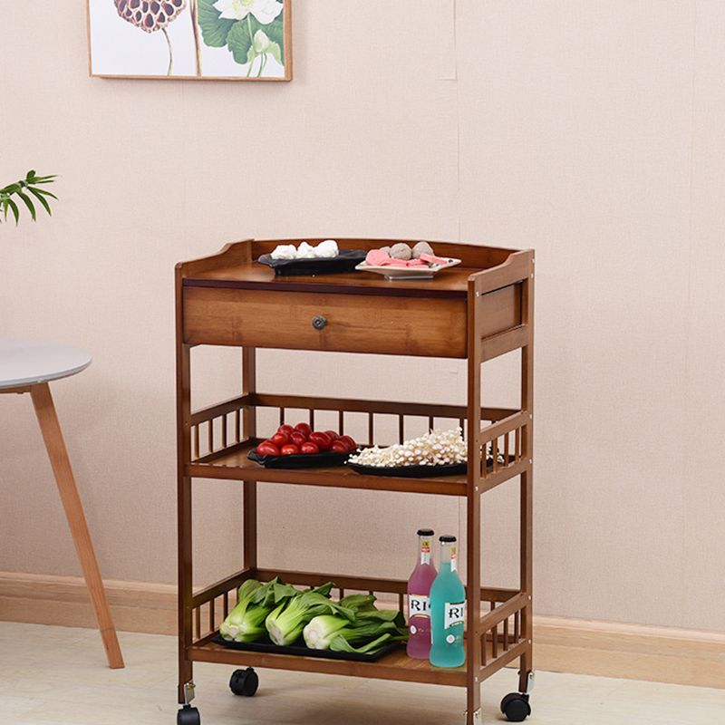 Modern Prep Table Open Storage Dining Room Rectangular Prep Table