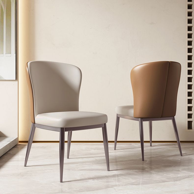 Noordse 1/2/4/5/7 stukken eetterset met eettafel en lederen stoelen dinette set